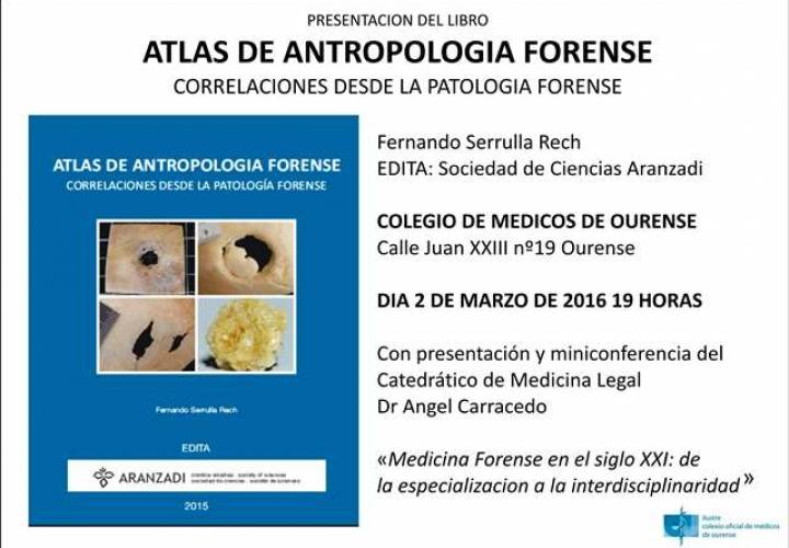 Presentación del libro "Atlas de Antropología Forense"