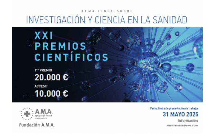 XXI Premios Científicos Fundación A.M.A. 2024/2025