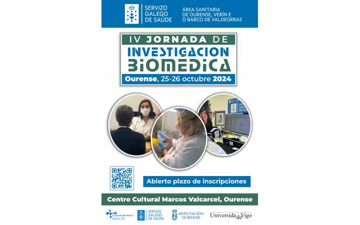 IV Jornada de Investigación Biomédica Ourense del Área Sanitaria de Ourense